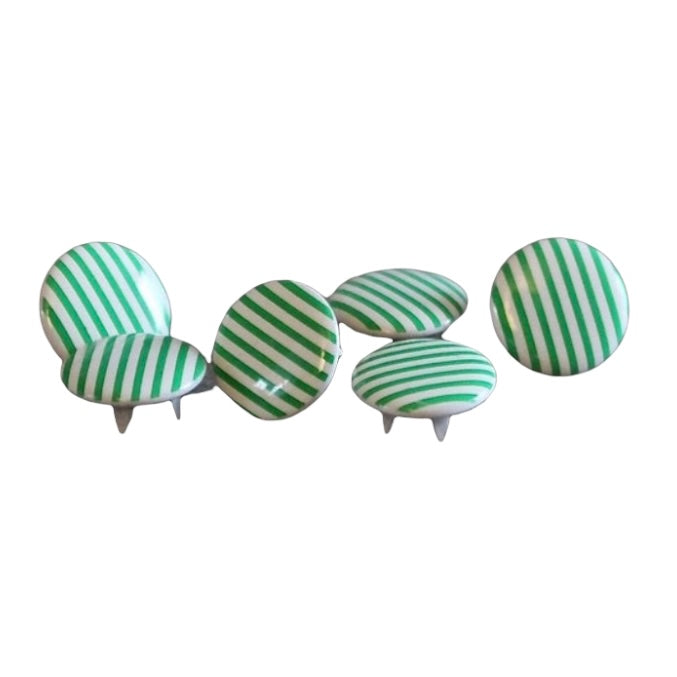 B205 - Grønne striber - Hel kappe