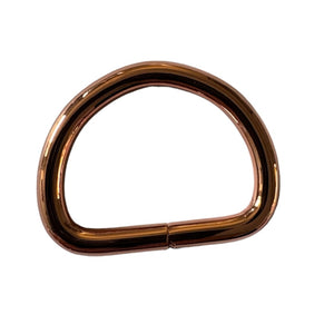 D-ring rosegold 25 mm