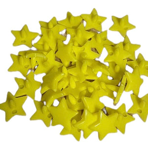 Stjerne (flere farver) - Plastikknapper